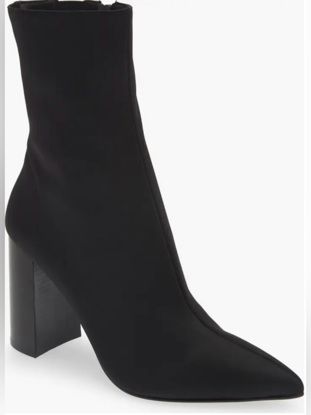 Jeffrey Campbell Black Pointed Sock Boots
